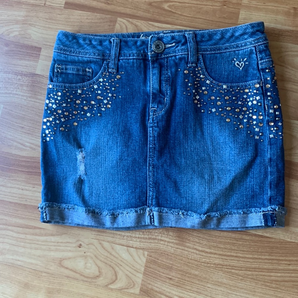 Justice Jeans Skirt